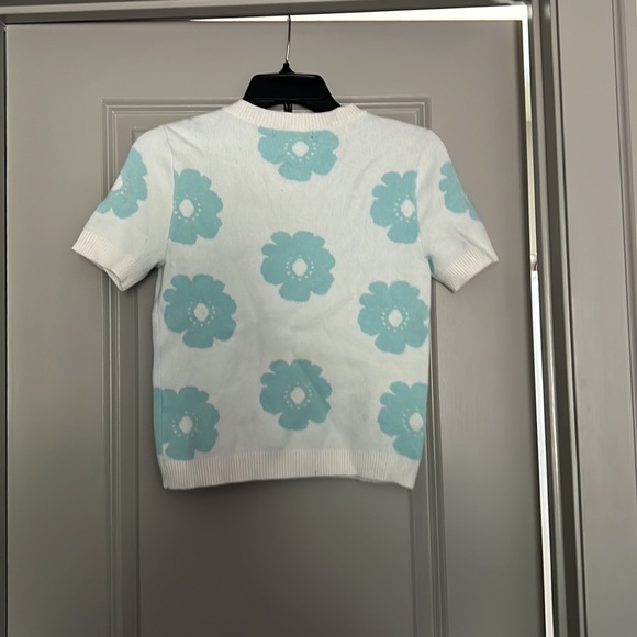 Floral print cropped sweater - Picture 2 of 2